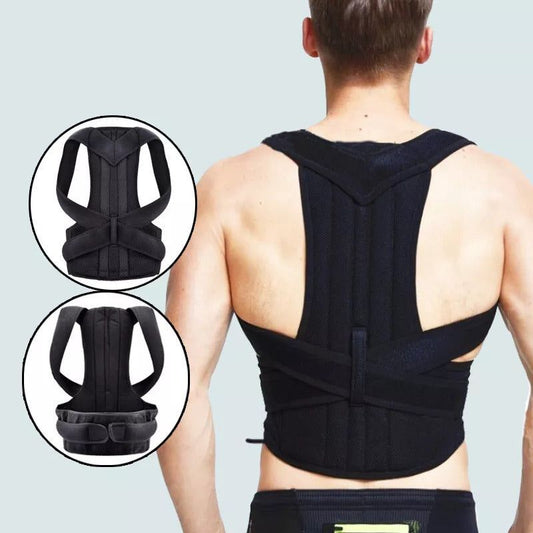 Adjustable back brace posture corrector for everyday posture support