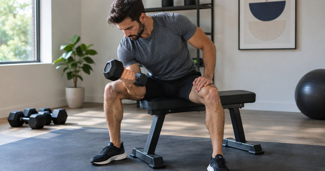 Can you build muscle with just a bench and dumbbells?