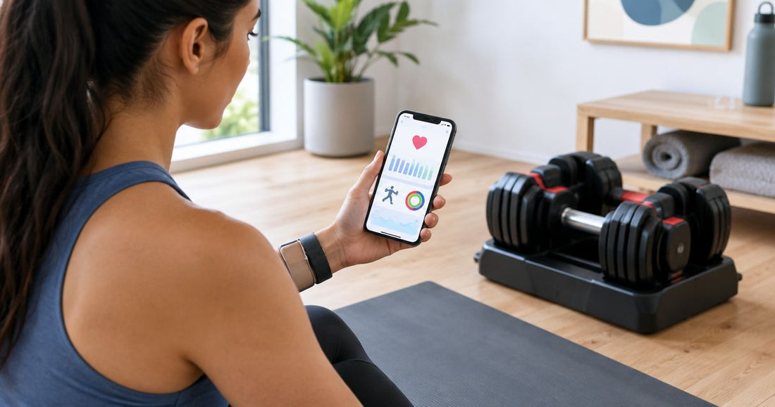 How to log adjustable dumbbell sets in Apple Health