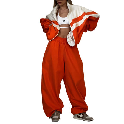 Women's Striped Track Suit Set