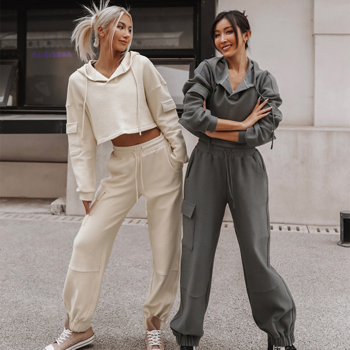 Women's Hooded Tracksuit Set