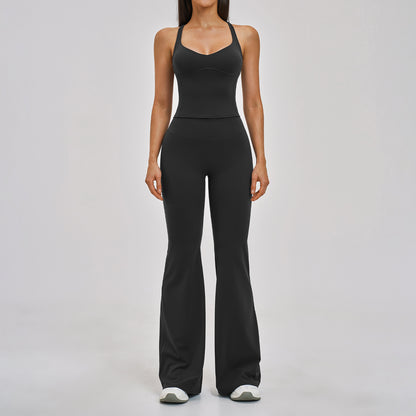 Women's Flared Legging Workout Set