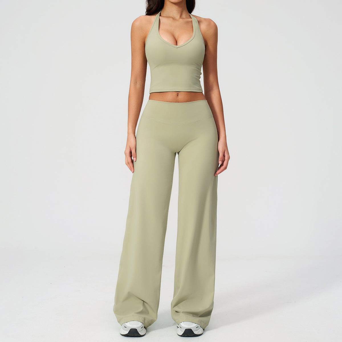 Women's Wide-Leg Workout Set