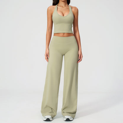 Women's Wide-Leg Workout Set