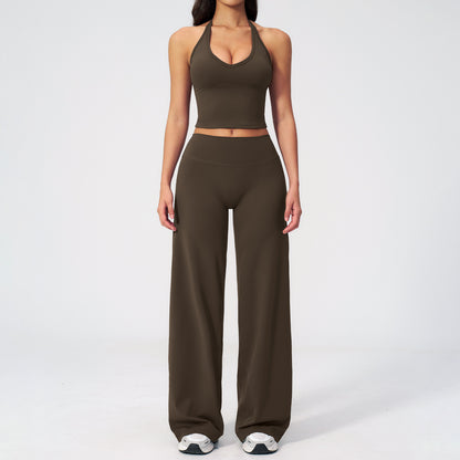 Women's Wide-Leg Workout Set