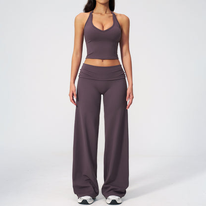 Women's Tank Top and Wide-Leg Pants Set