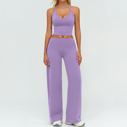 Women's Wide-Leg Workout Set