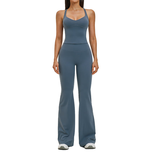 Women's Flared Legging Workout Set