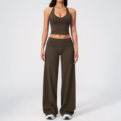 Women's Tank Top and Wide-Leg Pants Set