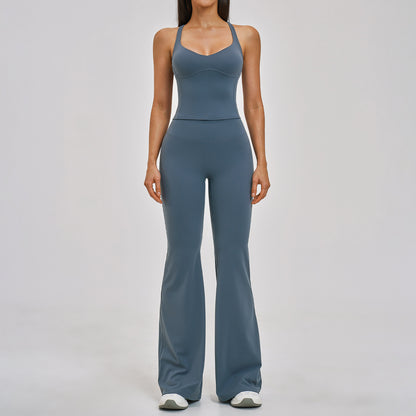 Women's Flared Legging Workout Set