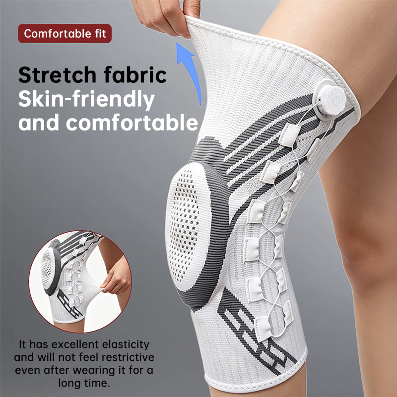 Adjustable Knob Knee Brace with Spring Support