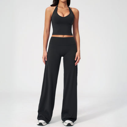 Women's Wide-Leg Workout Set