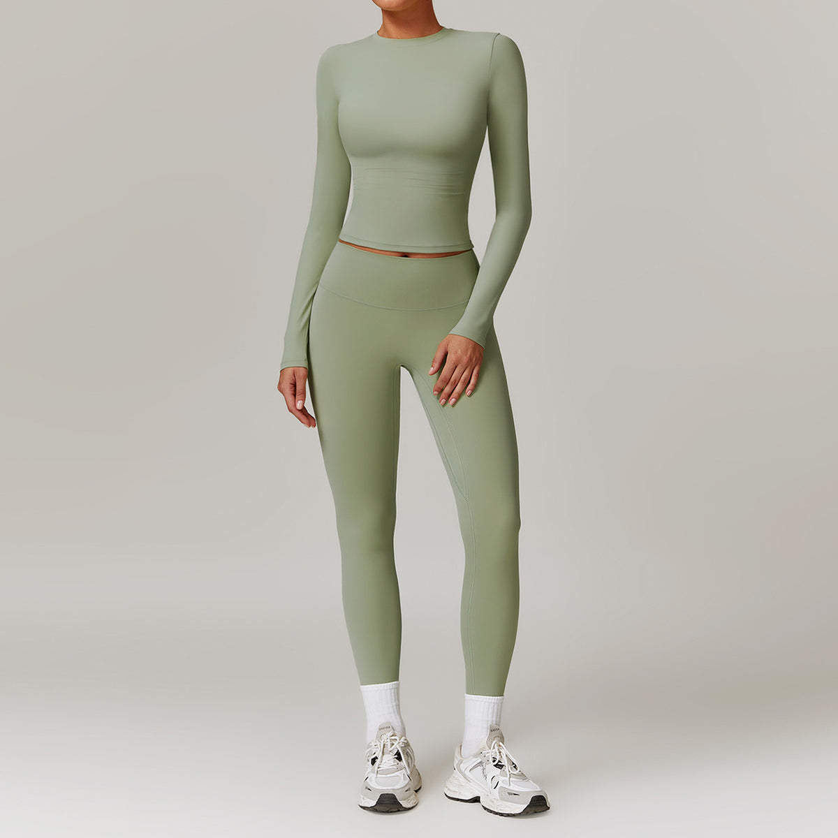 Women's Long Sleeve Workout Set