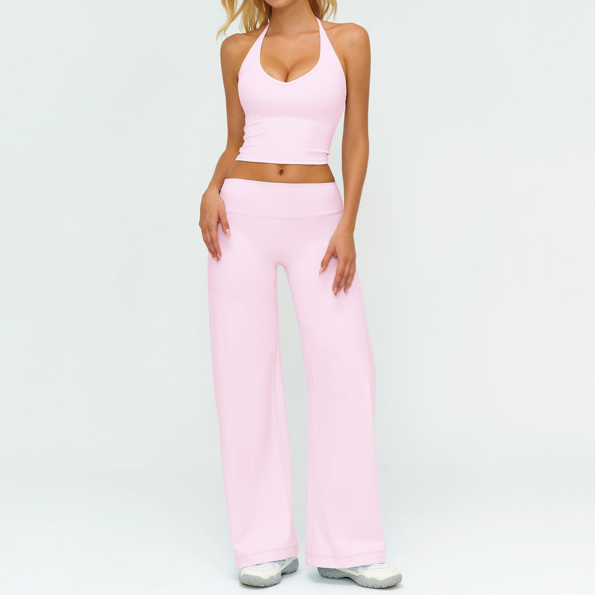 Women's Wide-Leg Workout Set