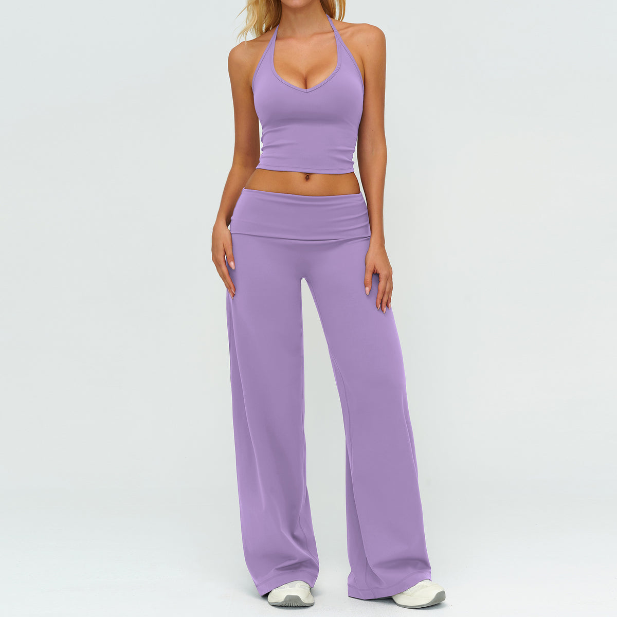Women's Tank Top and Wide-Leg Pants Set