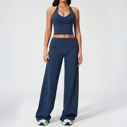 Women's Tank Top and Wide-Leg Pants Set