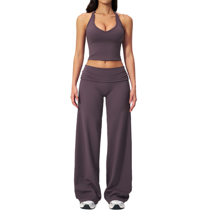 Women's Tank Top and Wide-Leg Pants Set