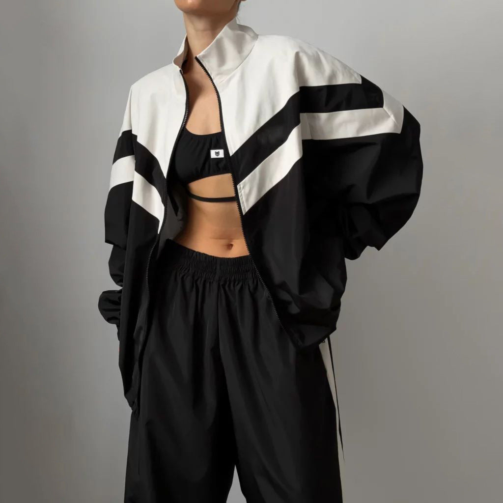 Women's Striped Track Suit Set