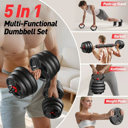 Adjustable Dumbbell and Barbell Set — product view 4