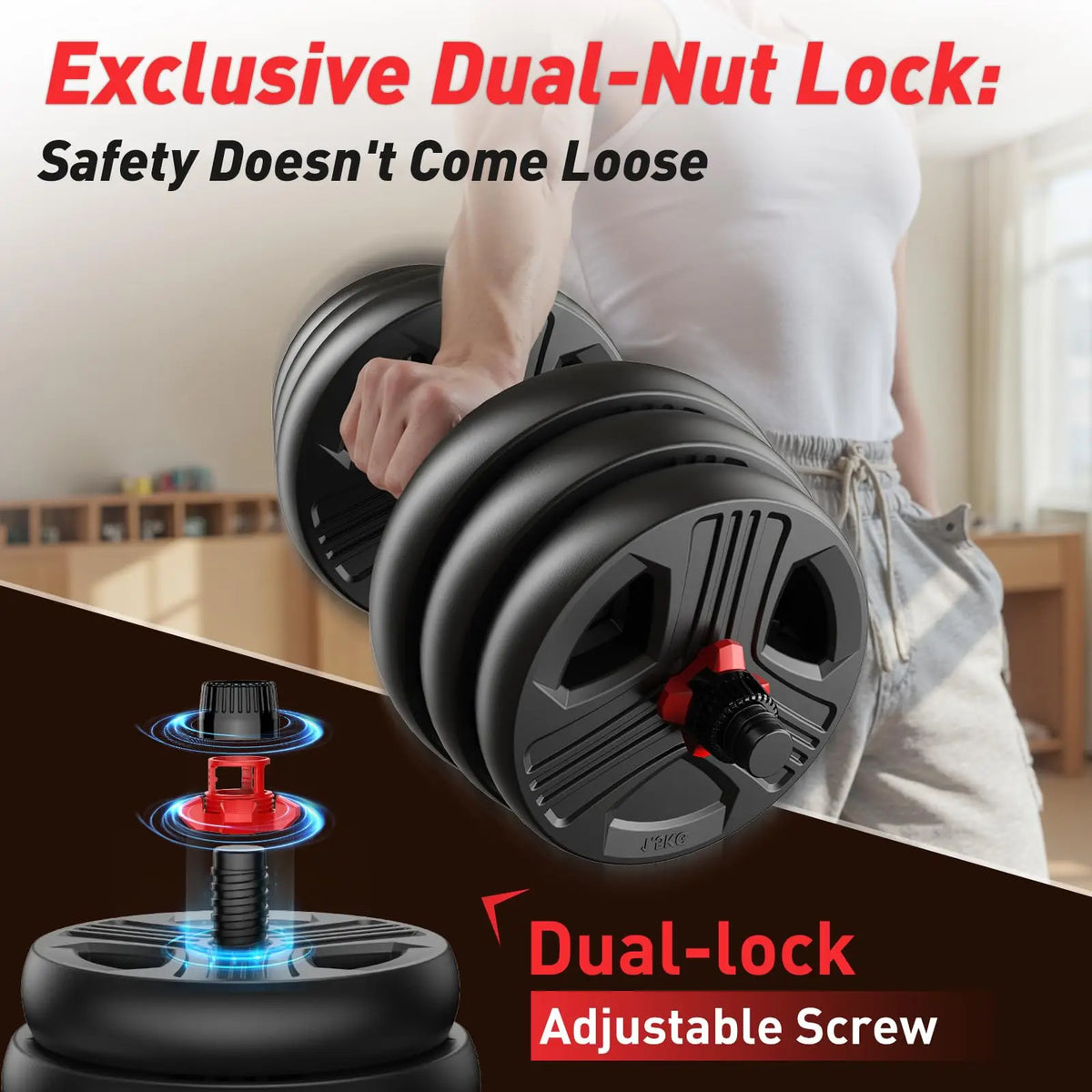 Adjustable Dumbbell and Barbell Set — product view 5