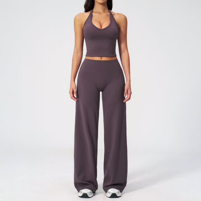 Women's Wide-Leg Workout Set