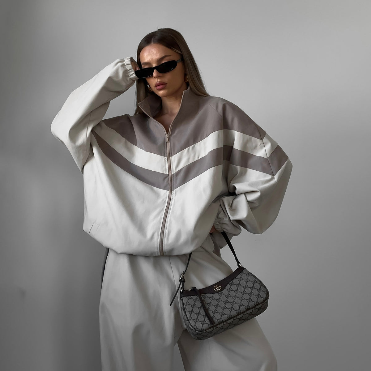 Women's Striped Track Suit Set