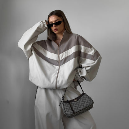 Women's Striped Track Suit Set