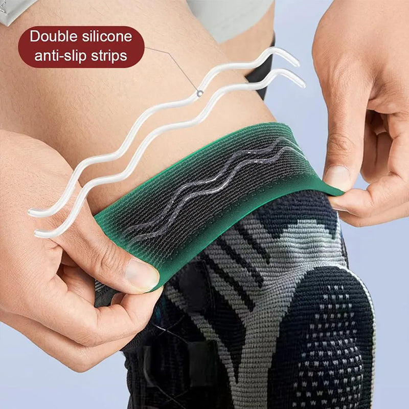 Adjustable Knob Knee Brace with Spring Support