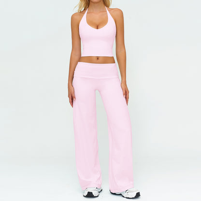 Women's Tank Top and Wide-Leg Pants Set