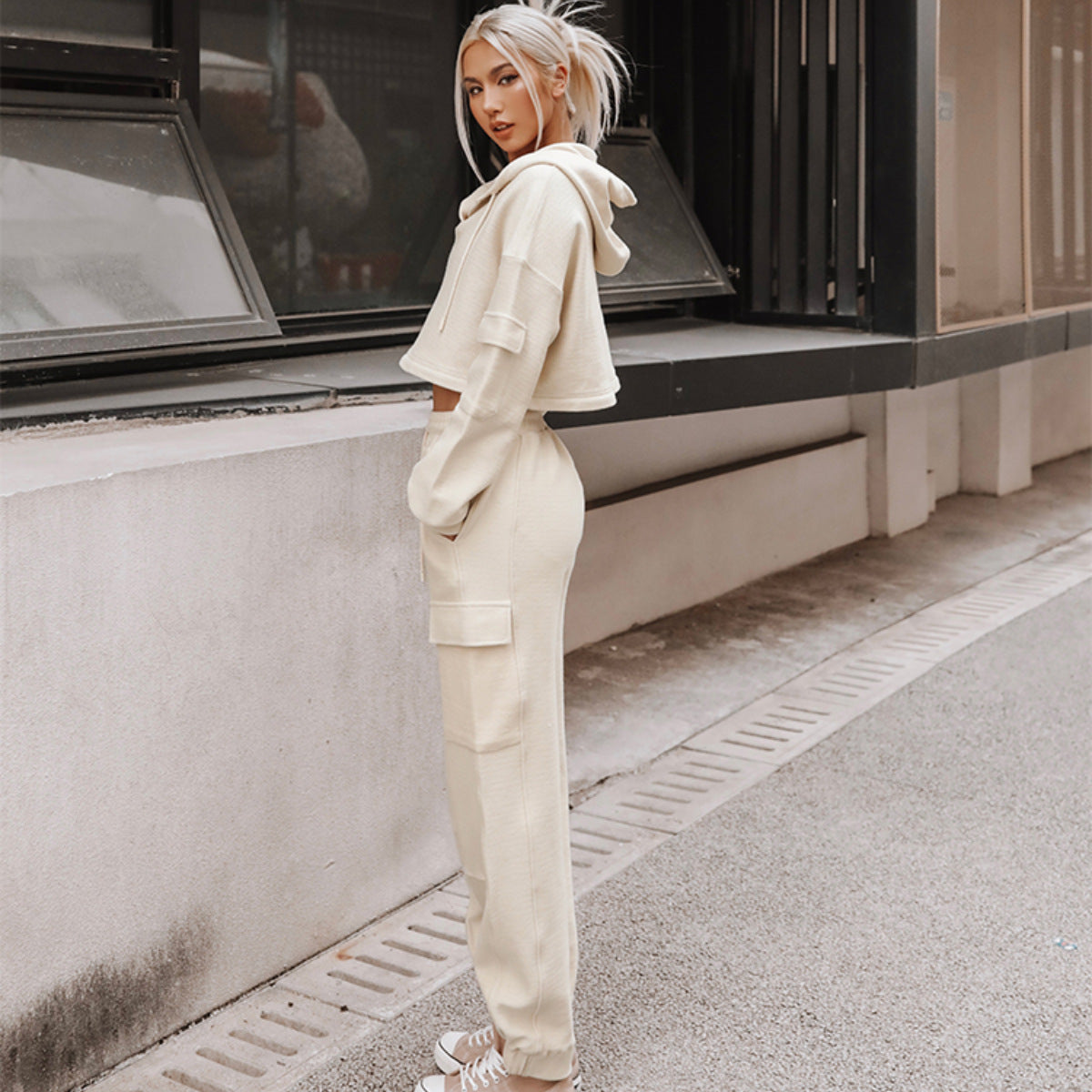 Women's Hooded Tracksuit Set