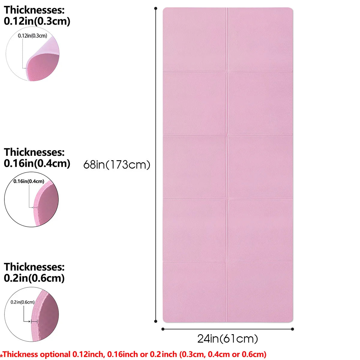 Non-Slip Yoga Fitness Mat — product view 11