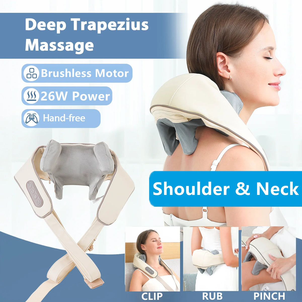 Wireless Neck and Shoulder Massager — product view 2